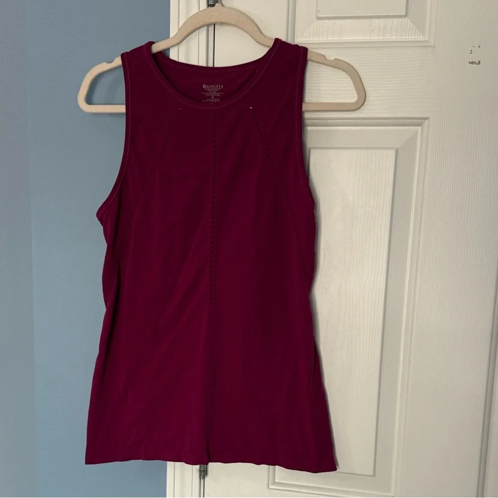 EUC Athleta Foothill Tank size M Magenta - Picture 2 of 7